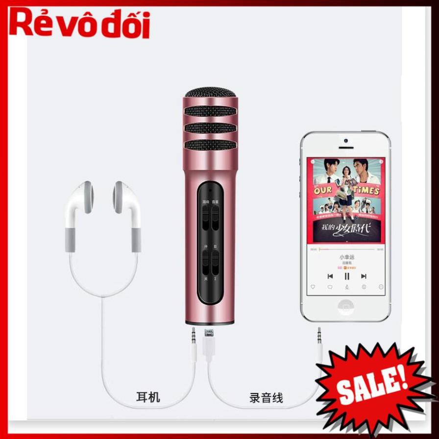 ( Xả kho sập sàn) Micro thu âm không cần soundcard,Mic hát karaoke C7 Thu Âm  - bảo hành uy tín