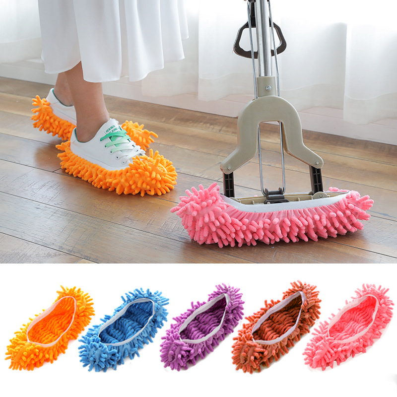 Miếng lau gắn giày/cây lau nhà tiện lợi sáng tạo