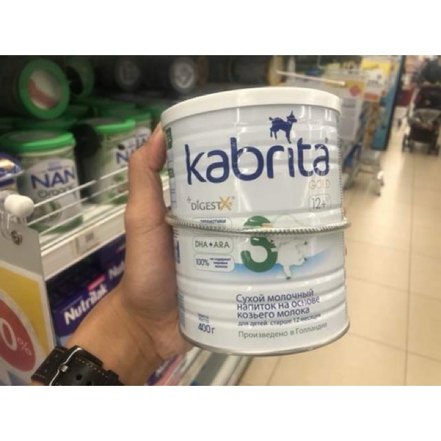 SỮA DÊ KABRITA NGA SỐ 1,2,3 HỘP 400GR / 800GR