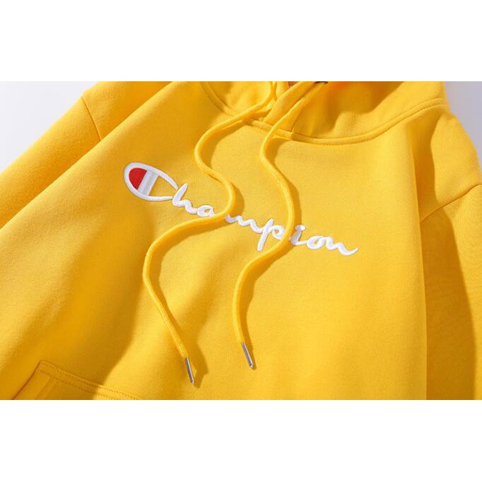 Áo hoodie thêu logo Champion thời trang