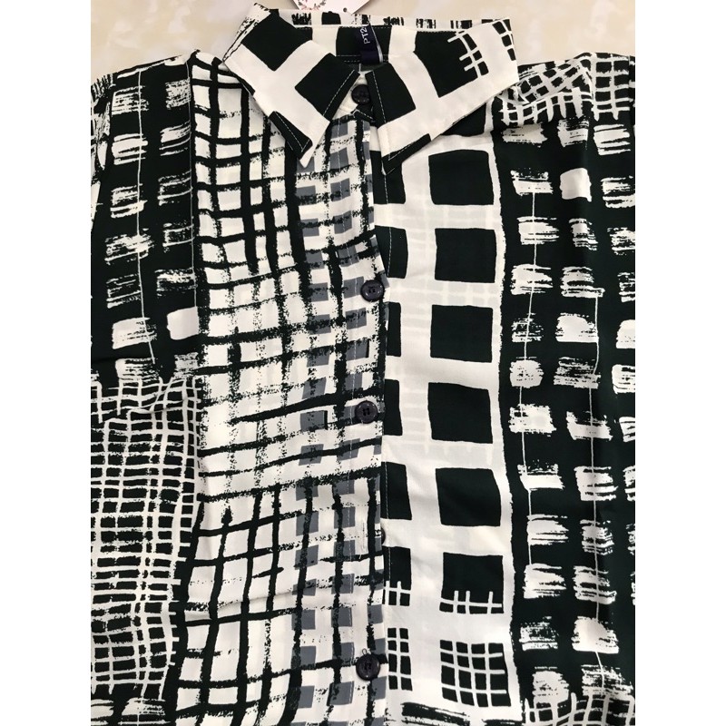 Đầm Trung Niên Kiểu Sơ Mi - Vải Lụa Đũi Ý - Có Dây Cột Ngang Eo - Size 48kg - 85kg | BigBuy360 - bigbuy360.vn