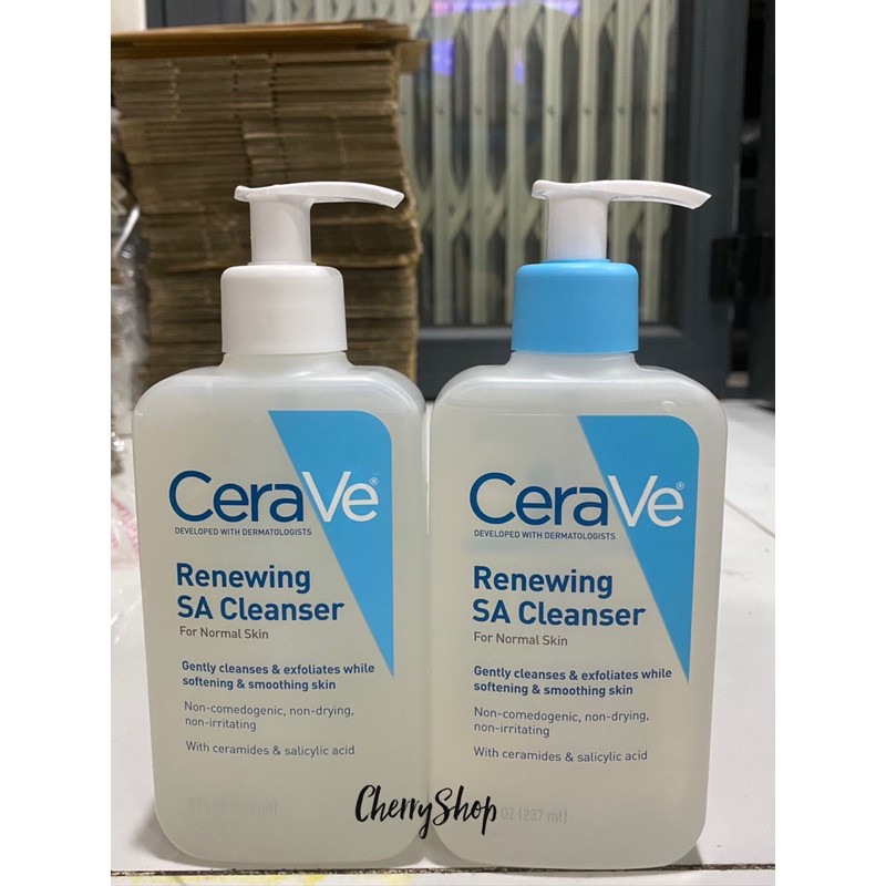 [Có sẵn/Hàng Mỹ] Sửa rửa mặt dịu nhẹ và se khít lỗ chân lông CeraVe Renewing SA Cleanser (237ml) | BigBuy360 - bigbuy360.vn