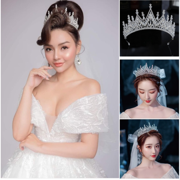 Vương miện dáng cao siêu đẹp và sang chảnh mới về, Giá chỉ 160k