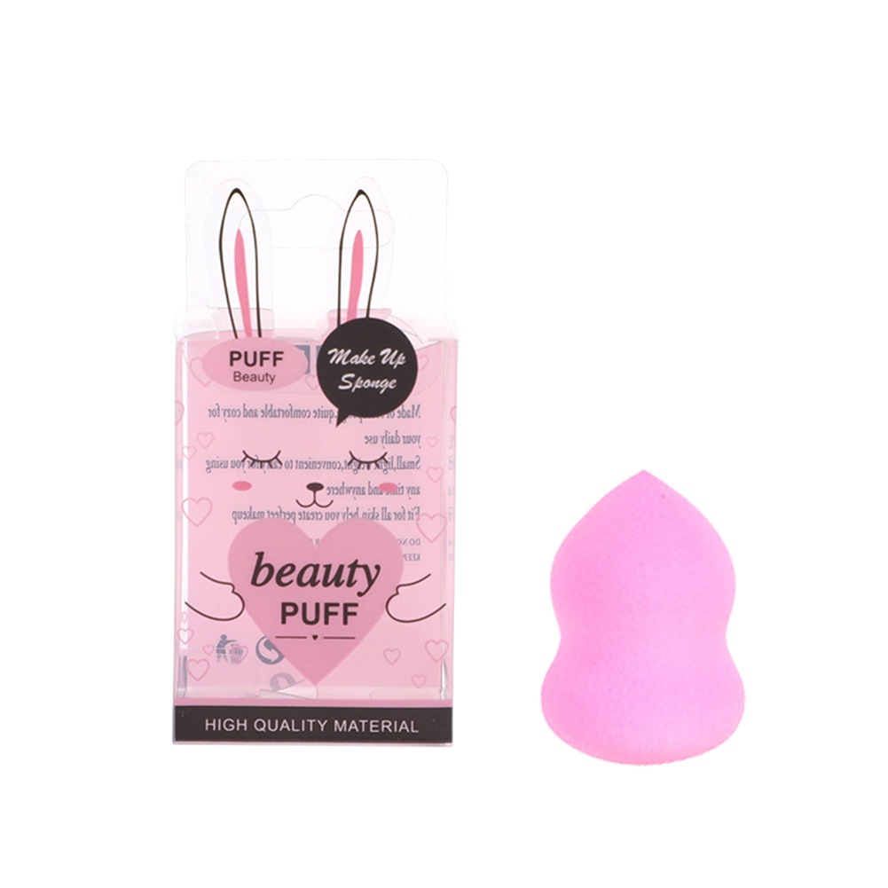 [Hàng mới về] Mút trang điểm hình quả trứng tán kem nền có hộp đựng tiện lợi