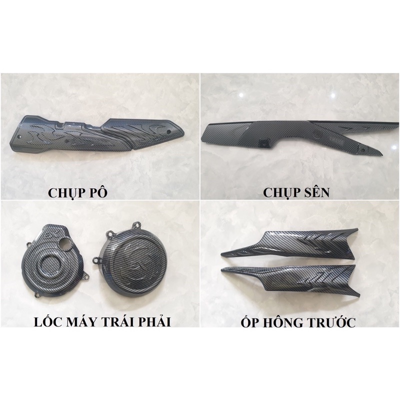 Full Bộ Ốp Carbon Lắp Exciter 155 Ex155 2021