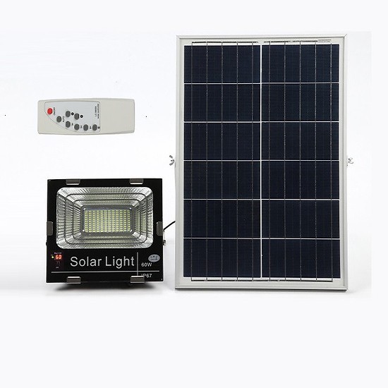 Đèn Pha Năng Lượng Mặt trời 60W