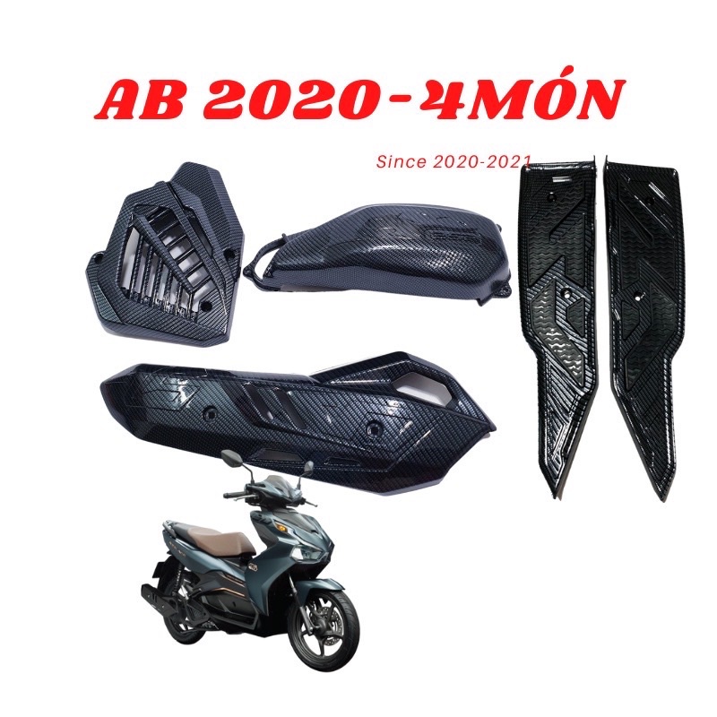 Ốp Cacbon Xe Airblade 2020-2021 Hàng Motoart Chính Hãng