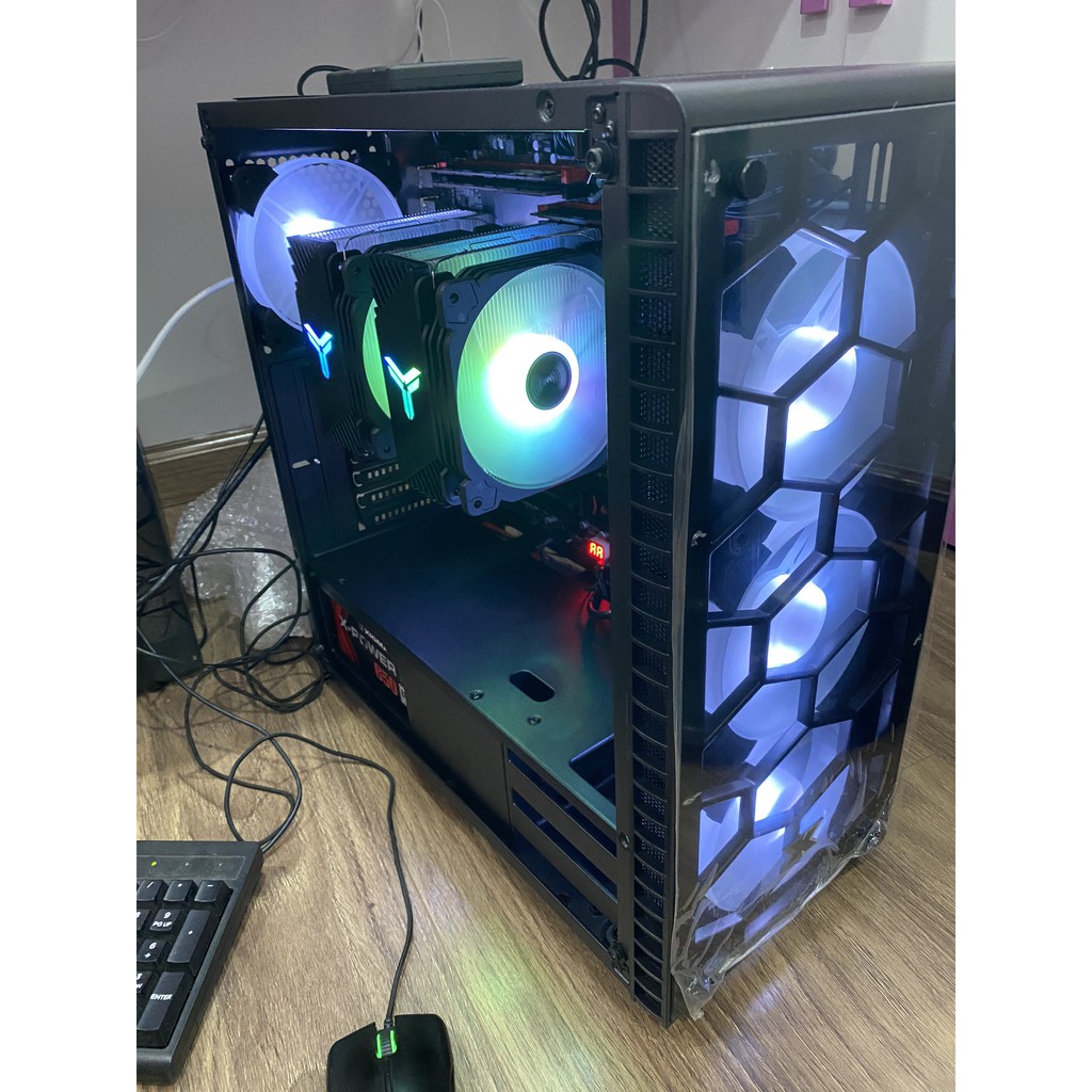 BỘ PC WORKSTATION DUAL XEON E5-2689 / 32GB / VGA RX550 2GB