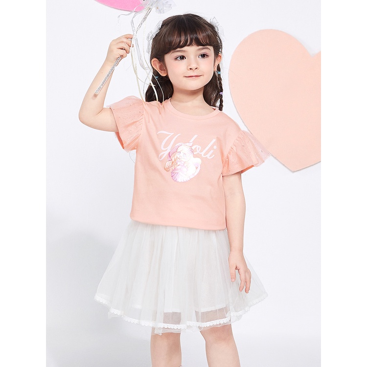 Áo thun tay bèo thời trang BALABALA - TODDLER dành cho bé gái 201222117019