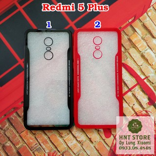 NEW T12/2018 - ỐP LƯNG XIAOMI REDMI 5 PLUS - REDMI 5A - NHỰA TRONG VIỀN MÀU
