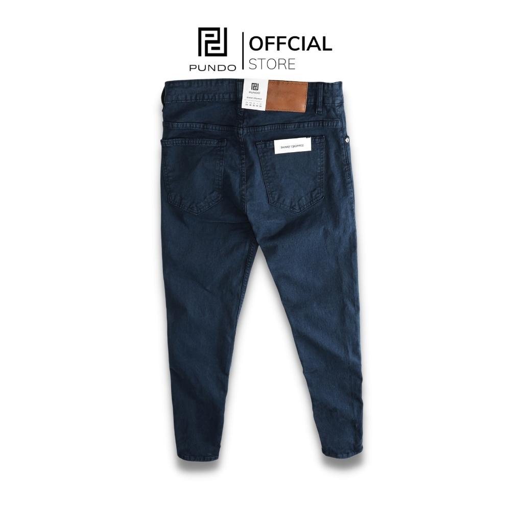 Quần jean nam dài 4 màu dễ phối chất cotton jean co giãn nhẹ PUNDO QJPD01