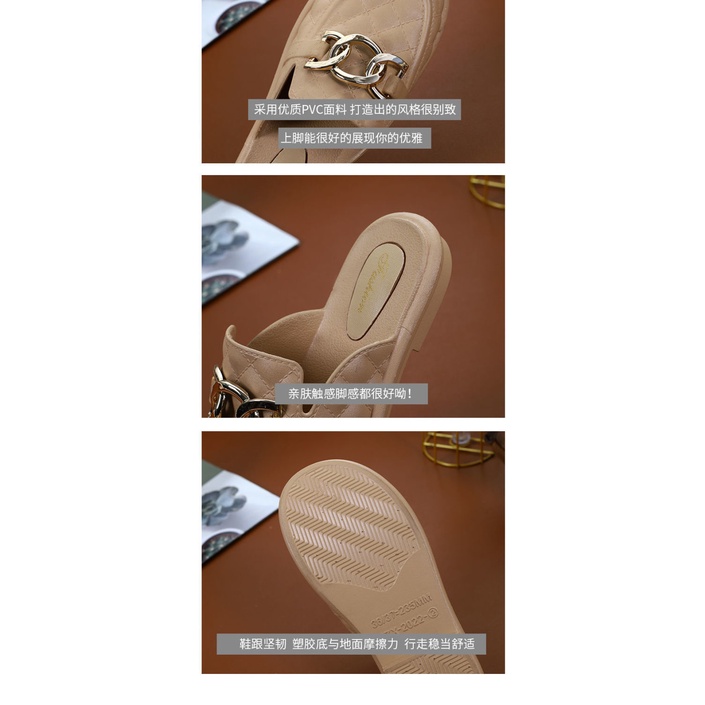 Dép Bít Mũi Đế Mềm Chống Trượt Phong Cách Hàn Quốc Thời Trang Đi Biển 2022 Sa