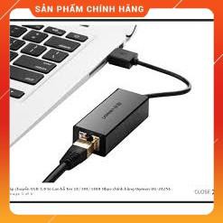 [Mã 154ELSALE2 giảm 7% đơn 300K] Cáp chuyển USB 3.0 sang Lan UGREEN 20256 dailyphukien