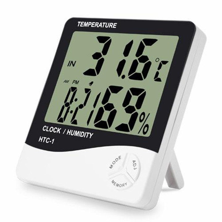 Đồng Hồ Treo Tường Tích Hợp Nhiệt Kế Ẩm Kế SUNHA HTC 1 MBS2779