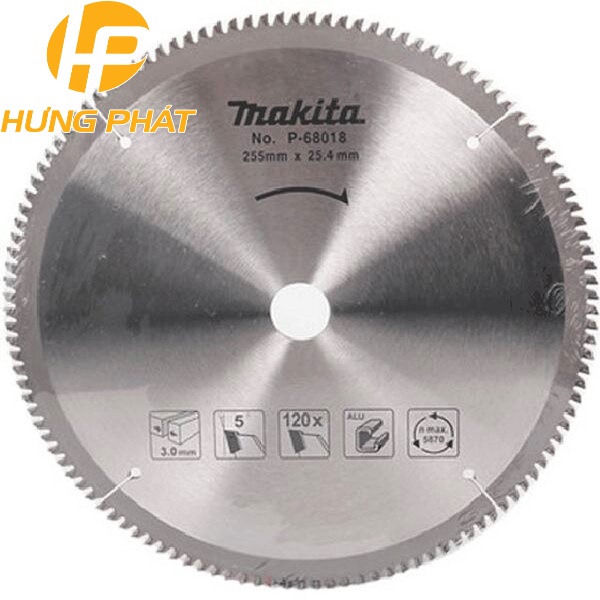 {Chính hãng} Lưỡi cắt nhôm Makita  255mm (P-68002 255 x 25.4 x 100T và P-84355- 255 x 25.4 x 120T)