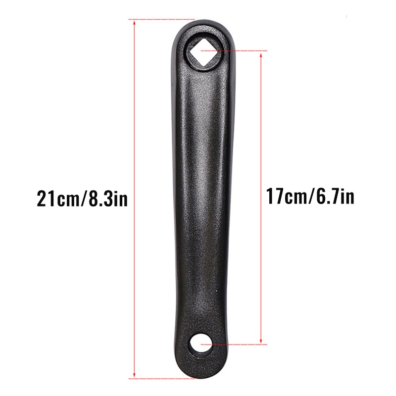 QQ Trục Khuỷu Bằng Hợp Kim Nhôm Kích Thước 170mm Chuyên Dụng Cho Xe Đạp Leo Núi