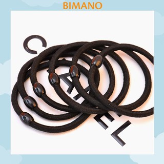 Dây buộc tóc đen trơn cho nữ