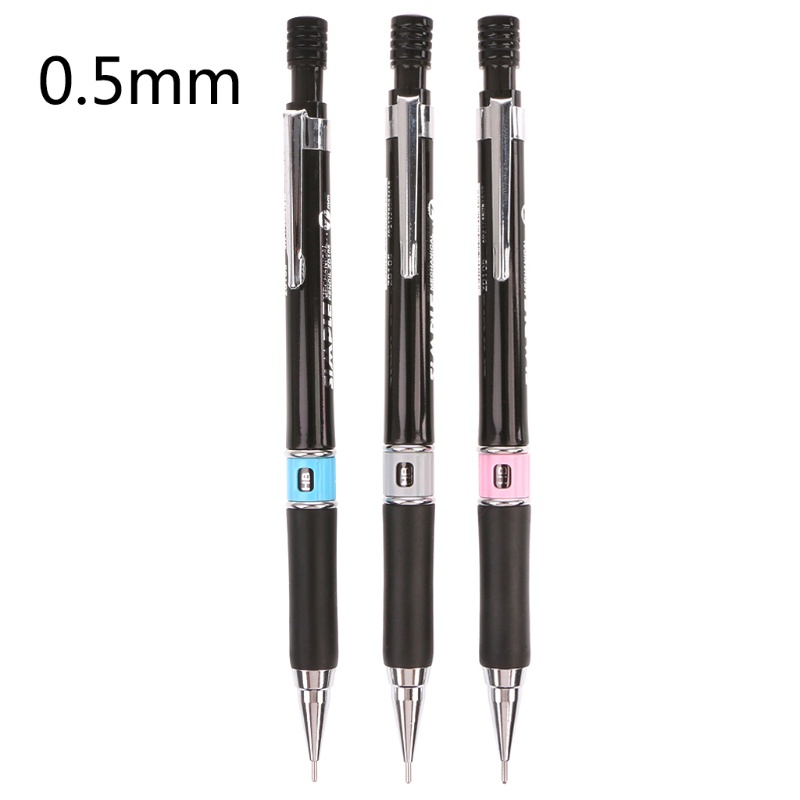 Bút chì bấm tự động HB 0.5mm 0.7mm tiện lợi cho học sinh dùng trong văn phòng và trường học