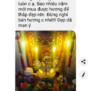 Hương thờ xoăn đẹp