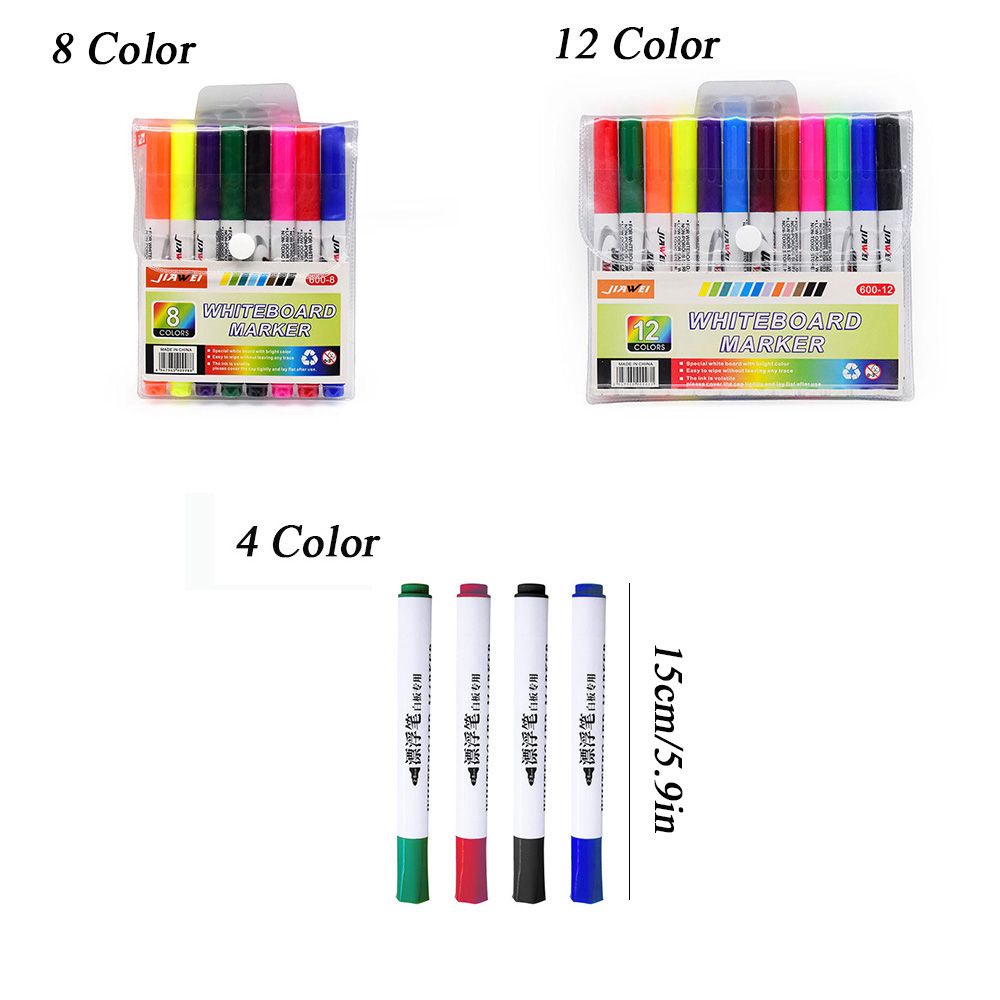 Set 8 / 12 Bút Lông Viết Bảng Xóa Được