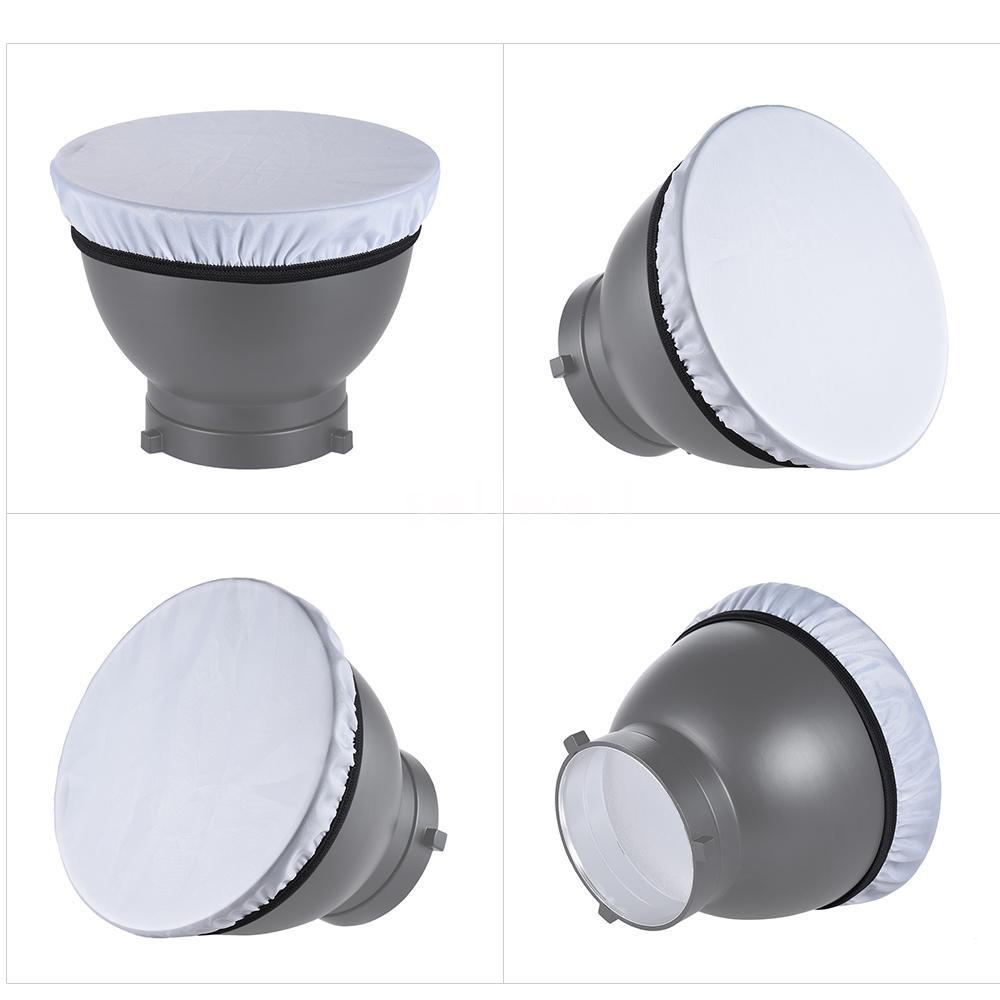 Vải bọc cho thiết bị tản sáng chụp ảnh 7" 180mm đủ màu tùy chọn