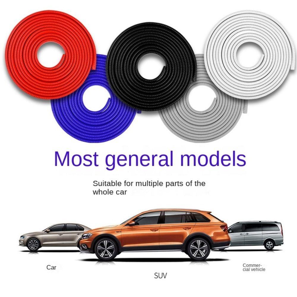 Dải Dán Chữ U 5M Chống Va Chạm Chống Trầy Trang Trí Cửa Xe Hơi
