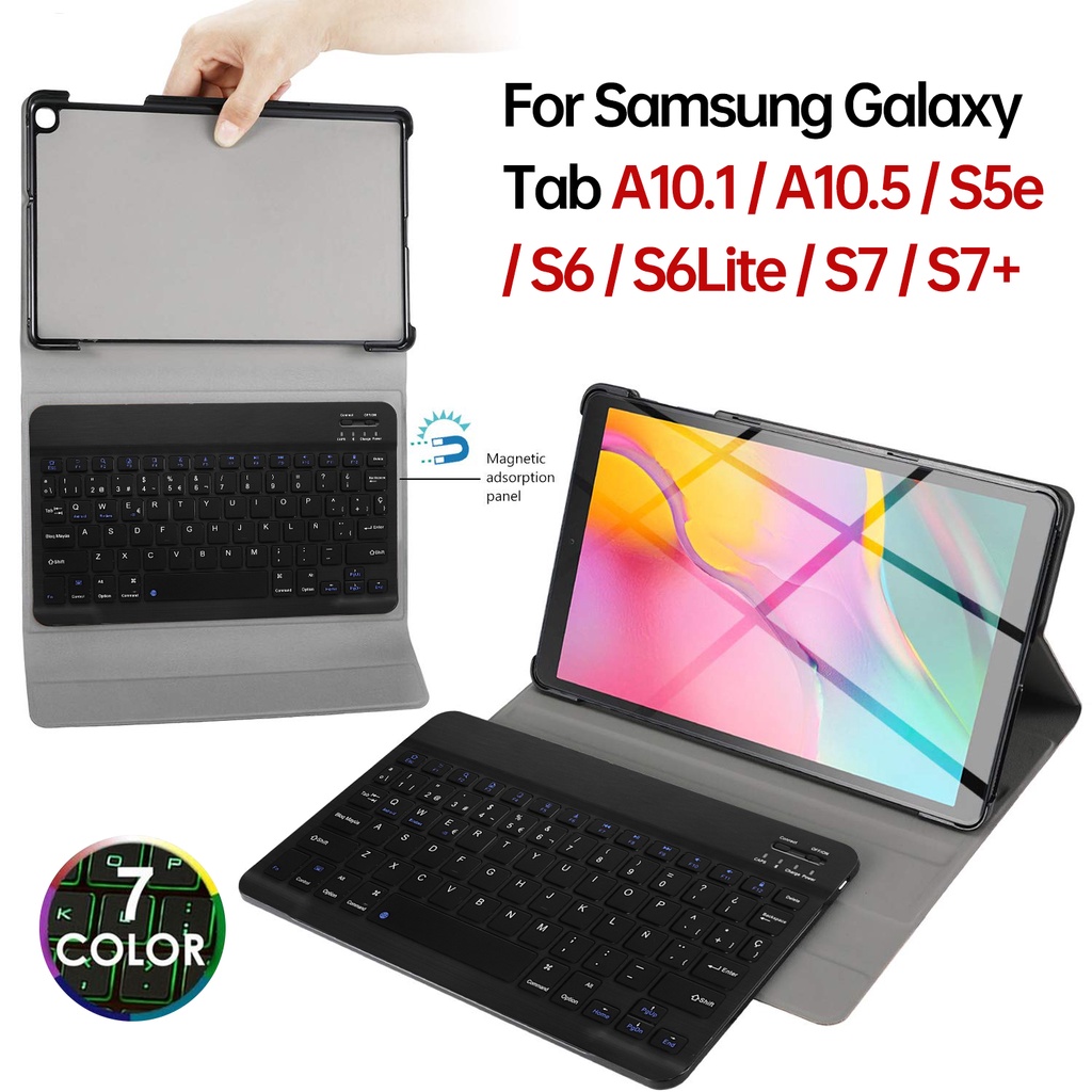 Ốp Điện Thoại Cho Samsung Galaxy Tab A 10.1 2019 S6 S5E 10.5 T590 T595 S6 Lite 10.4 P610 P615 S7 T870 S7 + Plus T970 T510 T515 T580 T585 7257 T257