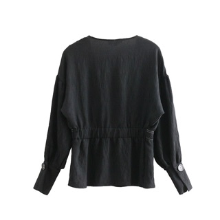Áo cổ V zara