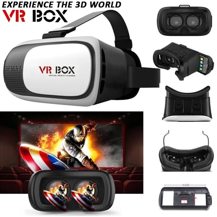 Kính 3d Thực Tế Ảo Vr Box Cho Điện Thoại Thông Minh