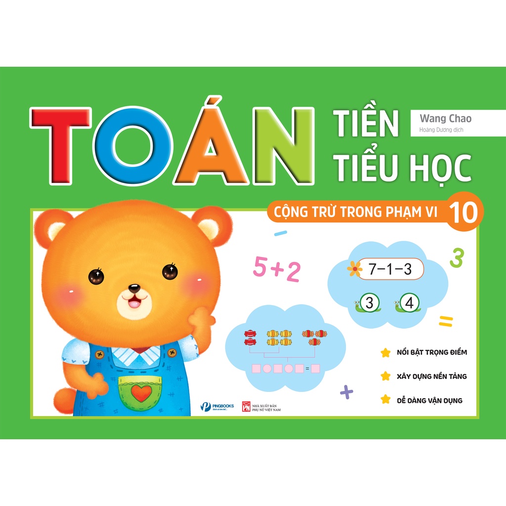 Sách - Toán tiền tiểu học cộng trừ trong phạm vi 10 - Vizibook