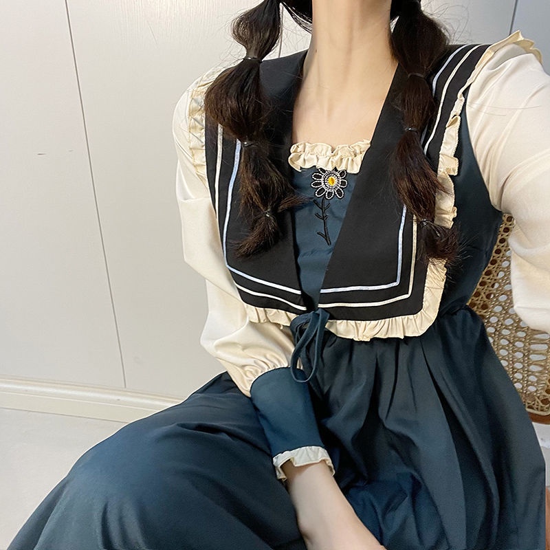 Đầm Chiết Eo Phong Cách Nhật Bản Sang Trọng Ngọt Ngào | BigBuy360 - bigbuy360.vn