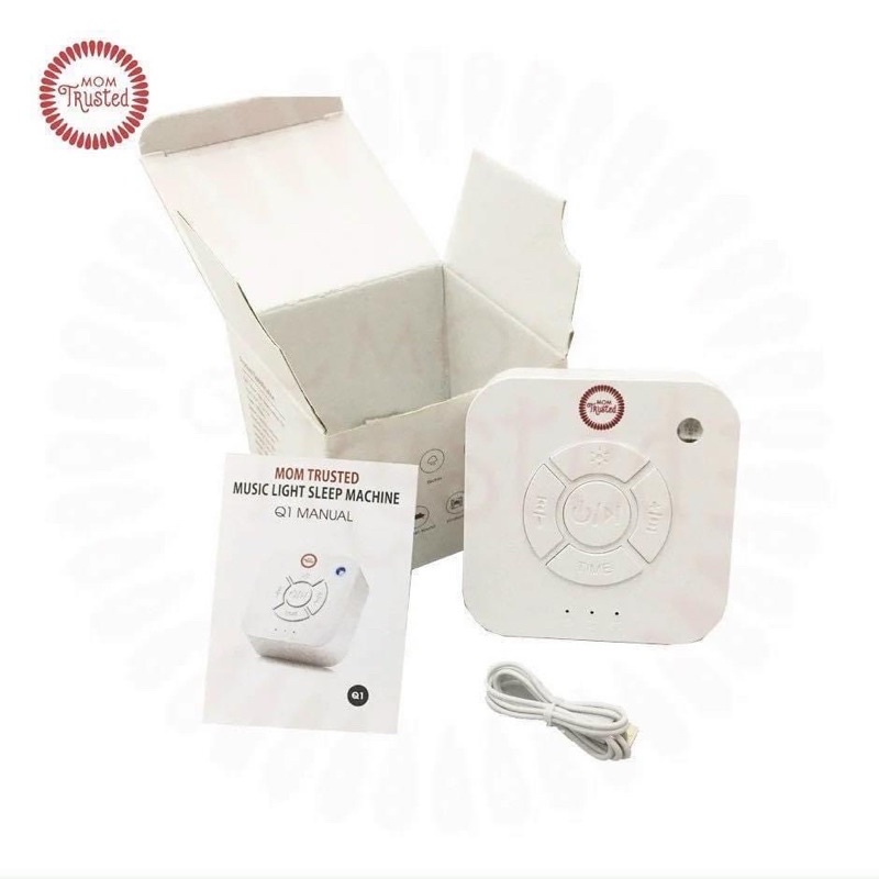 Máy Phát Tiếng Ồn Trắng (white noise) Momtrusted giúp bé ngủ ngon [BabyUS]