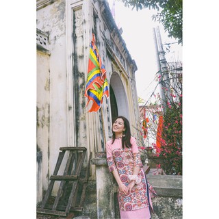 Set áo dài thiết kế Traby An Viên
