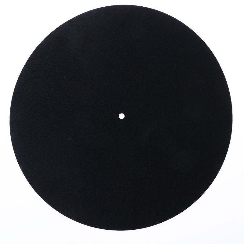 Thảm Nỉ Chống Tĩnh Điện 7mm Có Lỗ Xoay Được Cho Máy Ghi Âm Vinyl LP