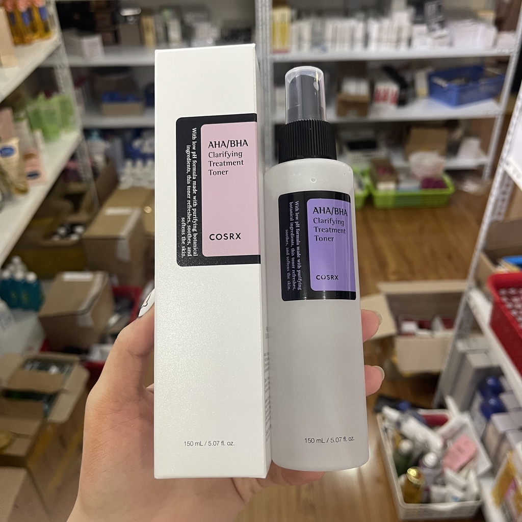 Nước hoa hồng giảm mụn COSRX AHA BHA COSRX TONER Clarifying Treatment