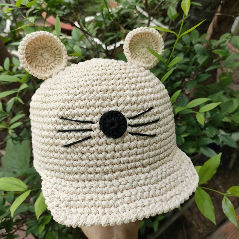 Nón Lưỡi Trai Hình Chuột Cho Bé