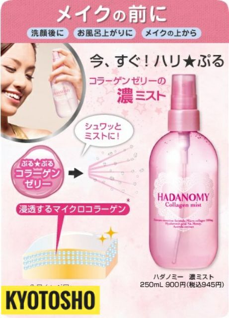 Xịt Khoáng COLLAGEN HADANOMY Nhật Bản