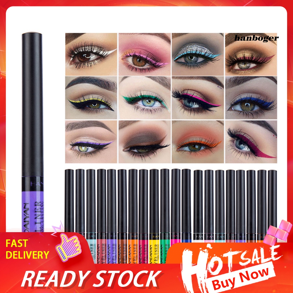 (Hàng Mới Về) Bút Kẻ Mắt Dạng Lỏng Hanboger Chống Thấm Nước Lâu Trôi Với 12 Màu Lựa Chọn | BigBuy360 - bigbuy360.vn