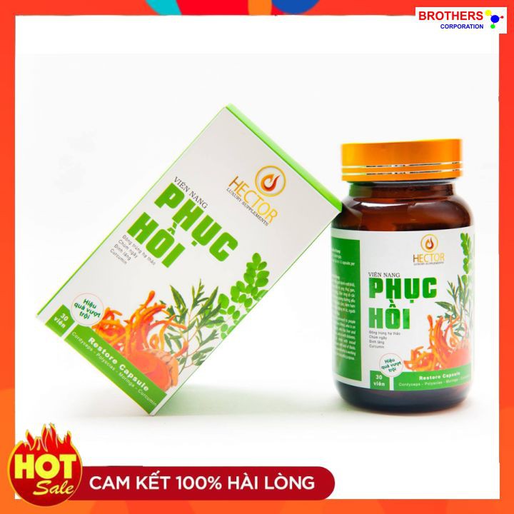 [Chính hãng] Viên nang phục hồi Hector (Lọ 30 viên x 250 mg) | BigBuy360 - bigbuy360.vn