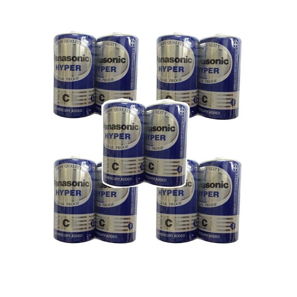 Pin trung panasonic Combo 5 vỉ
