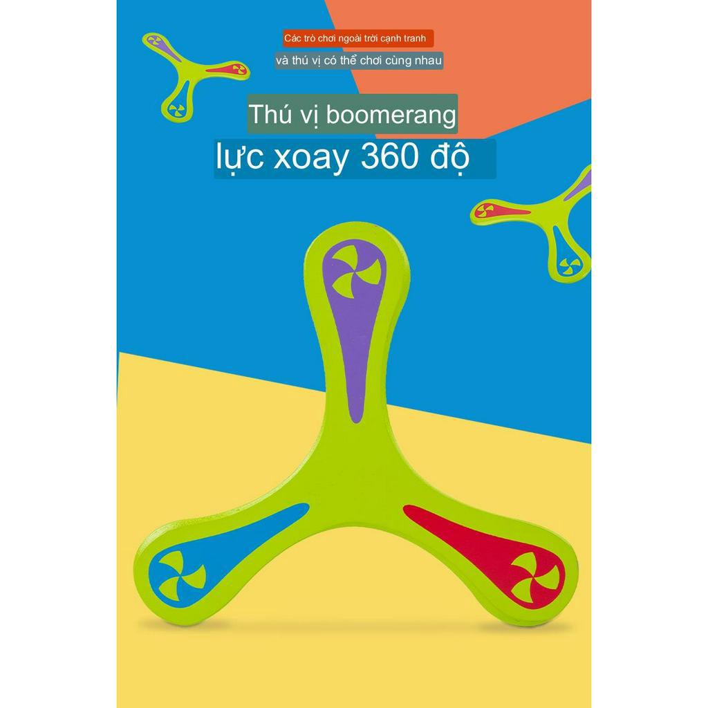 Đồ chơi boomerang hình chữ v thích hợp vui chơi ngoài trời chất liệu Gỗ