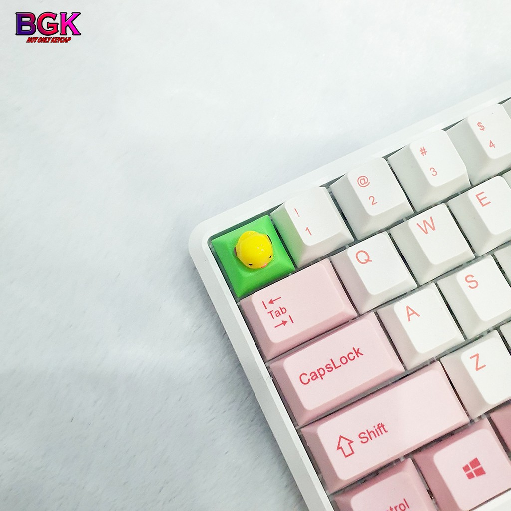 Keycap Lẻ gà con lon ton cực cute ( keycap resin độc lạ )( Keycap Artisan )