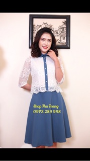 Đầm xoè công sở