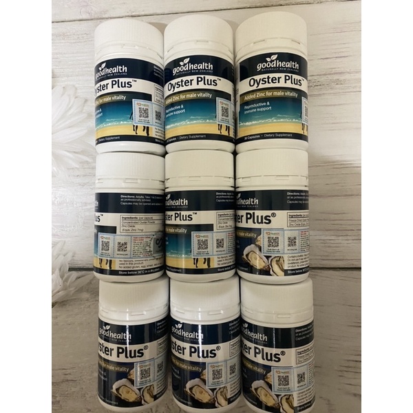 Tinh Chất Hàu Good health Oyster Plus NewZealand Chính Hãng Mới Nhất Hộp 60-30 Viên