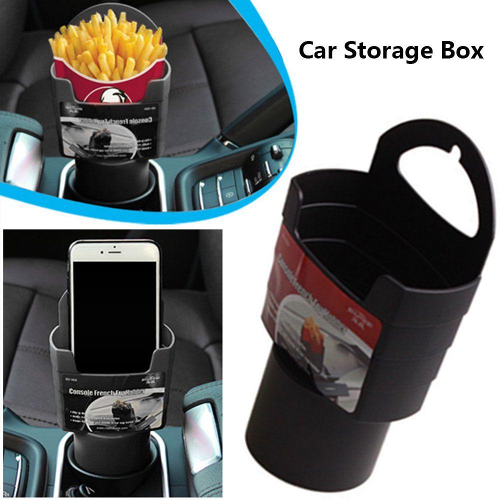 DARNELL Giá Đỡ Cốc Nước Hình Khoai Tây Chiên Đa Năng Tiện Dụng Cho Xe Hơi