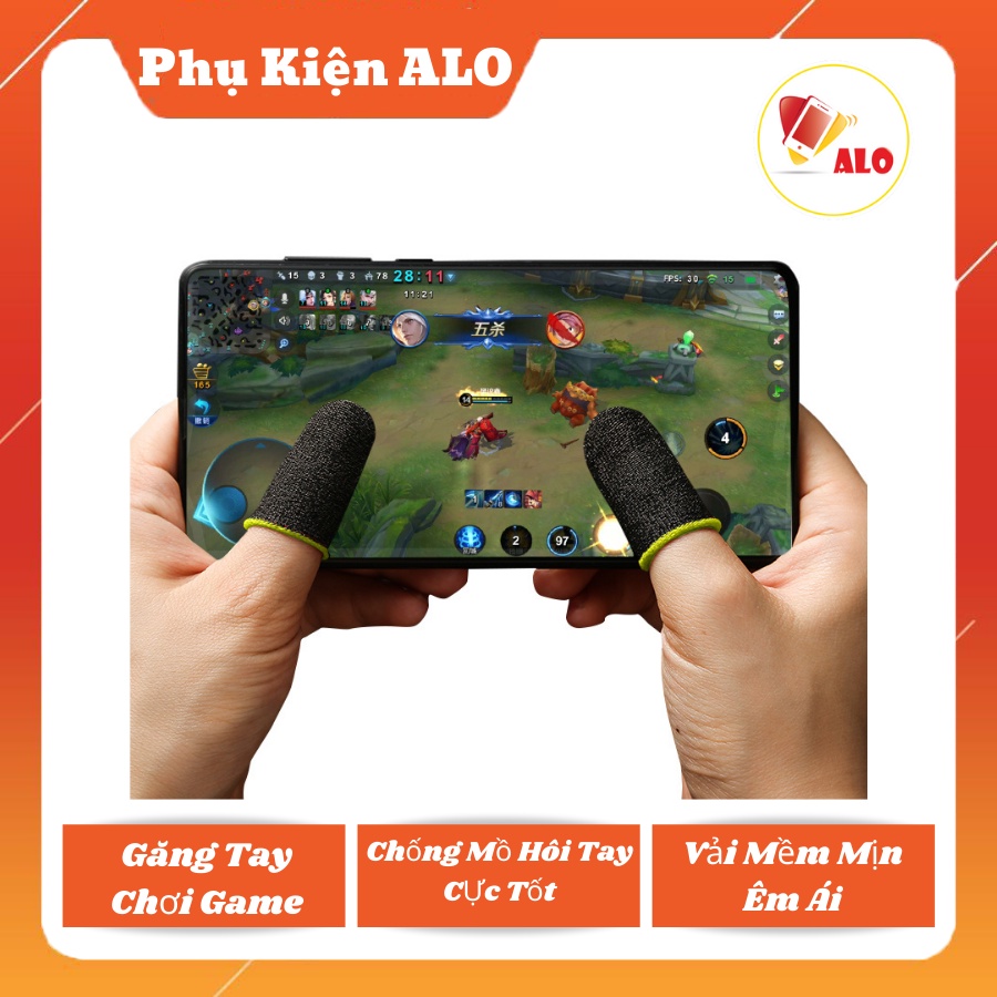 Găng Tay Chơi Game , 1 Đôi Găng Tay Bọc Ngón Chơi Game Chống Thầm Mồ Hôi Siêu Đã I Mềm Mượt I Thoáng Khí