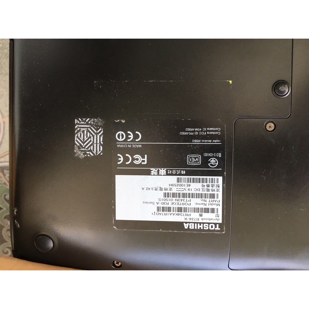Máy tính xách tay Toshiba dynabook R734/K màn hình 13,3 inch, chip i5 4300M ram 8gb | BigBuy360 - bigbuy360.vn