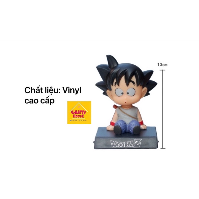 [Thanh lý - Xả kho] Mô hình Son Goku, Krillin - Dragon Ball lắc lư đầu kèm giá điện thoại trang trí taplo, Decor phòng | BigBuy360 - bigbuy360.vn