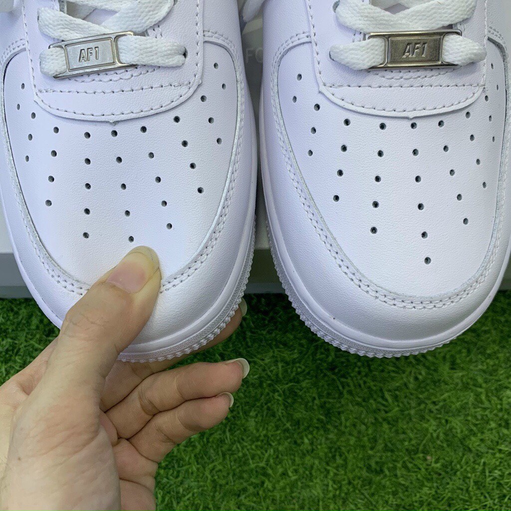 Giày Air force 1 full trắng bản trung 1/1+sieu cap, giày sneaker AF1 trắng nam nữ full box+bill | BigBuy360 - bigbuy360.vn