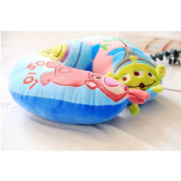 Gấu dâu Lotso Gối Kê Cổ Chữ U Hình Nhân Vật Hoạt Hình Winnie Stitch Người Ngoài Hành Tinh # 11